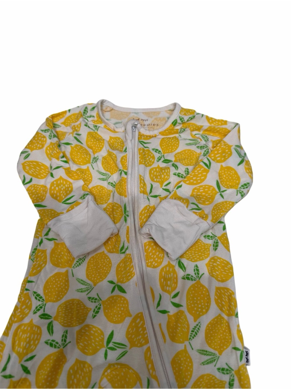 Little Sleepies Baby One Piece Lemon Print Size 3-6 Month
